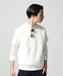 HARE | キルティングスウェットプルオーバー(トップス)