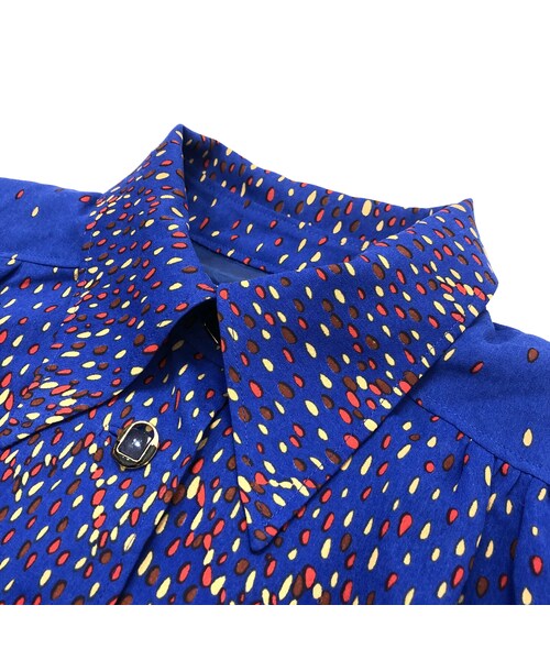 USED（ユーズド）の「Drop pattern blue dress（ワンピース・レディース・その他）」の10枚目の写真