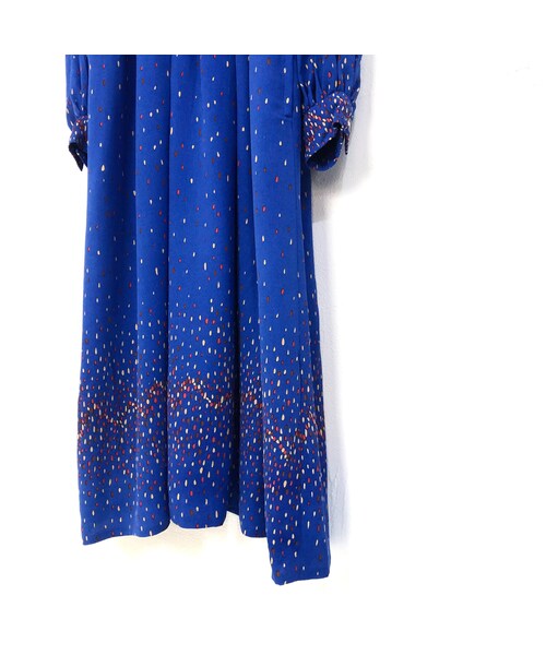 USED（ユーズド）の「Drop pattern blue dress（ワンピース・レディース・その他）」の7枚目の写真