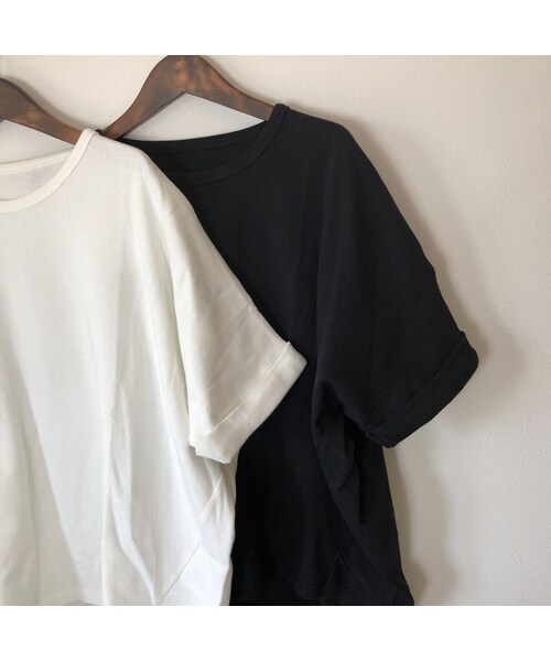 copine(コピン)の「ビッグシルエット!サーマルドルマンTシャツ(2color)【クリックポスト対象商品】(Tシャツ/カットソー・レディース・その他)」の14枚目の写真