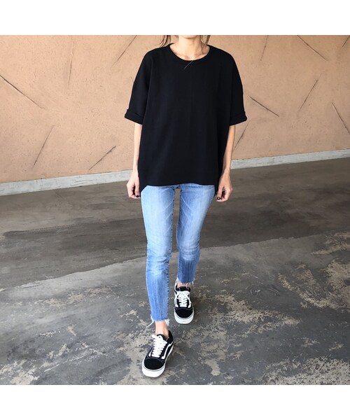 copine(コピン)の「ビッグシルエット!サーマルドルマンTシャツ(2color)【クリックポスト対象商品】(Tシャツ/カットソー・レディース・その他)」の8枚目の写真