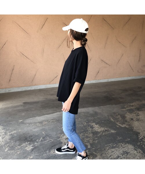 copine(コピン)の「ビッグシルエット!サーマルドルマンTシャツ(2color)【クリックポスト対象商品】(Tシャツ/カットソー・レディース・その他)」の11枚目の写真