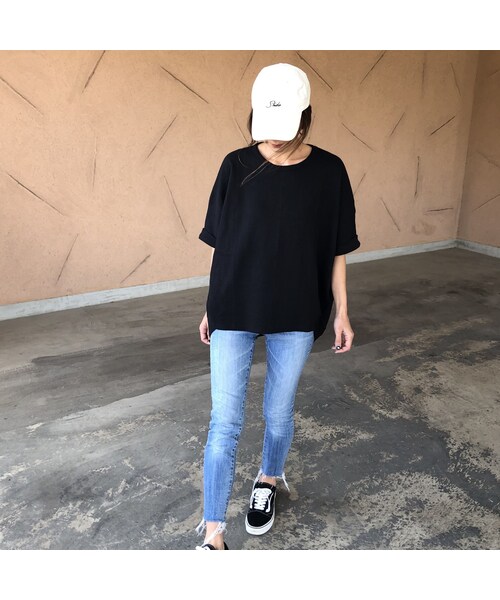 copine(コピン)の「ビッグシルエット!サーマルドルマンTシャツ(2color)【クリックポスト対象商品】(Tシャツ/カットソー・レディース・その他)」の10枚目の写真