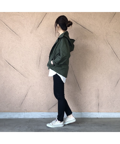 copine（コピン）の「チノツイルマウンテンパーカー(2color)【クリックポスト対象商品】（マウンテンパーカー・レディース・その他）」の3枚目の写真