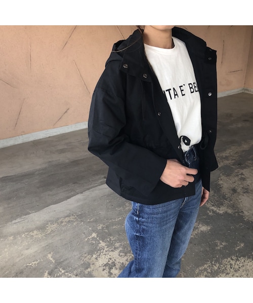 copine（コピン）の「チノツイルマウンテンパーカー(2color)【クリックポスト対象商品】（マウンテンパーカー・レディース・その他）」の7枚目の写真