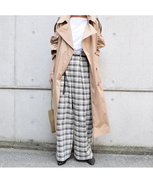 no brand（ノーブランド）の「[ RE-ARRIVAL ]コットンリネンチェックPT（その他パンツ・レディース・その他）」の13枚目の写真