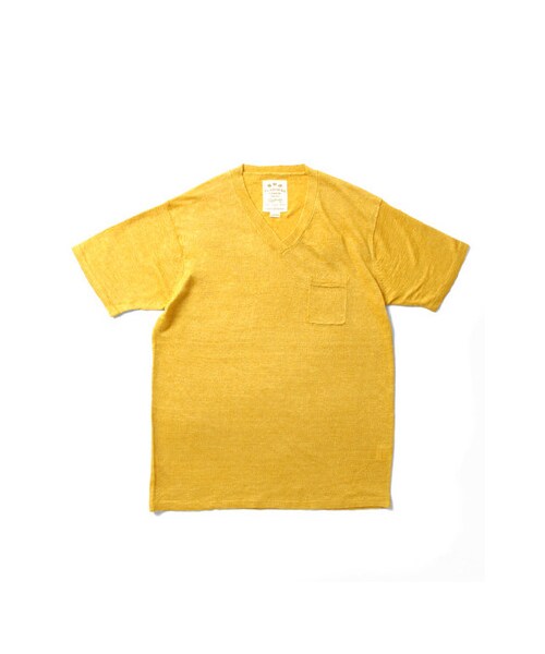URBAN RESEARCH(アーバンリサーチ)の「フランダースVネックS/S KNIT TEE(トップス・メンズ・GRAY/YELLOW/NAVY/BLACK・M/L)」の4枚目の写真