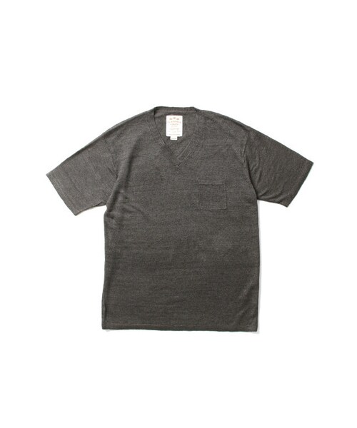 URBAN RESEARCH(アーバンリサーチ)の「フランダースVネックS/S KNIT TEE(トップス・メンズ・GRAY/YELLOW/NAVY/BLACK・M/L)」の2枚目の写真