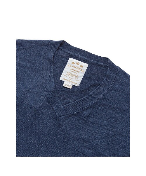 URBAN RESEARCH(アーバンリサーチ)の「フランダースVネックS/S KNIT TEE(トップス・メンズ・GRAY/YELLOW/NAVY/BLACK・M/L)」の16枚目の写真