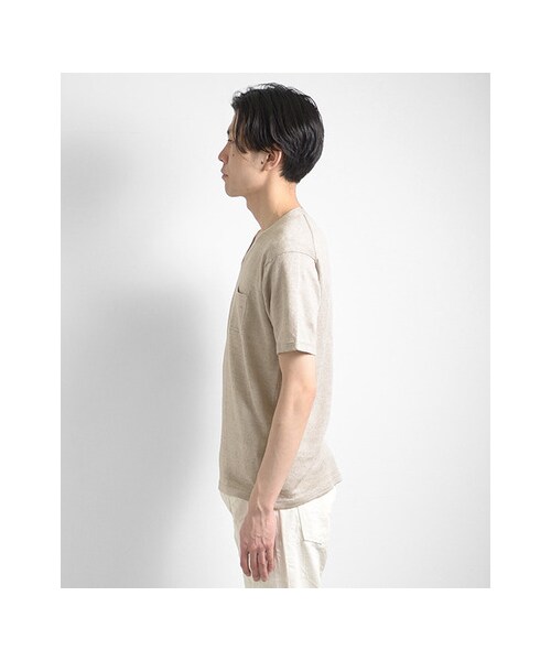 URBAN RESEARCH(アーバンリサーチ)の「フランダースVネックS/S KNIT TEE(トップス・メンズ・GRAY/YELLOW/NAVY/BLACK・M/L)」の10枚目の写真