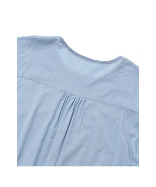 URBAN RESEARCH DOORS（アーバンリサーチドアーズ）の「布帛コンビニットプルオーバー（トップス・レディース・オフ/サックス/イエロー・one）」の12枚目の写真