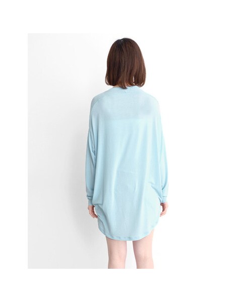 KBF（ケイビーエフ）の「サークルワイドプルオーバー（トップス・レディース・オフ/ベージュ/ライトブルー・one）」の8枚目の写真