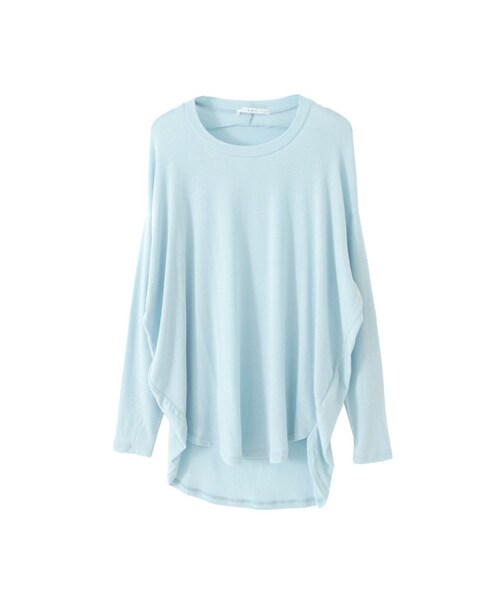 KBF（ケイビーエフ）の「サークルワイドプルオーバー（トップス・レディース・オフ/ベージュ/ライトブルー・one）」の3枚目の写真