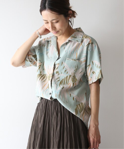 フレームワーク Framework　 ×reyn spooner 花柄ワンピース 17SS 商品番号：584818001902 Framework フレームワーク アロハ シャツ ブラウス 半袖 FRAMeWORK