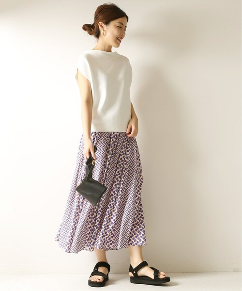 Spick & Span（スピックアンドスパン）の「Deveauxプリントギャザー  