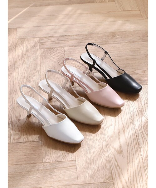 SAPPUN(サプン)の「Nafrin(パンプス・レディース・Pink/White/Black・22.5-25.0cm)」の1枚目の写真