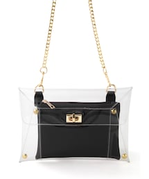 GRL | ポーチ付きチェーン2WAＹクリアショルダーバック(ショルダーバッグ)