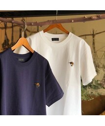 create clair スモッグ　刺繍　Tシャツ セキセイインコ 刺繍 Tシャツ｜BIRDSTORY