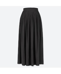 UNIQLO | ギャザーロングスカート(丈短め76～80cm）(スカート)
