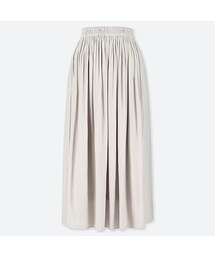 UNIQLO | ギャザーロングスカート(丈短め76～80cm）(スカート)