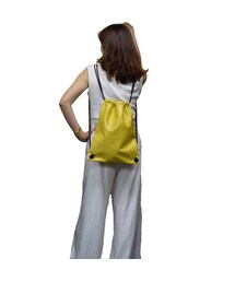 【handmade】 レザーナップサック フェイクレザーナップサック / faux leather knapsack（バック