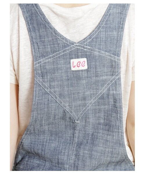 earth music&ecology（アースミュージックアンドエコロジー）の「Leeデニムサロペットスカート（サロペット・レディース・インディゴ・XS/S/M）」の6枚目の写真