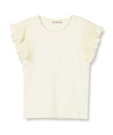 BRANSHES | プリーツシフォン半袖Tシャツ(T恤)