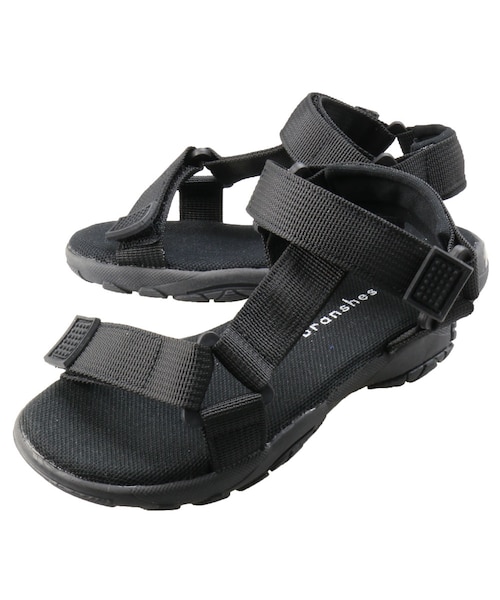 BRANSHES（ブランシェス）の「ベルトサンダル（サンダル・キッズ・カーキグリーン/ブラック/ターコイズブルー・14cm～19cm）」の2枚目の写真