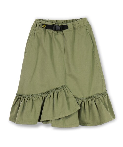 RADCHAP（ラッドチャップ）の「ベルト付スカート（スカート・キッズ・ベージュ/オリーブ・90cm～140cm）」の2枚目の写真