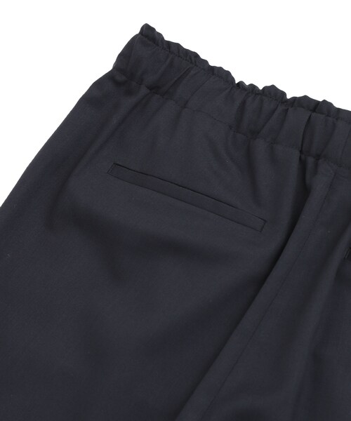 THEE（シー）の「ハイウエストイージースラックス（パンツ・メンズ・BLK/BRN・1/2/MODEL:177cm SIZE:2）」の14枚目の写真