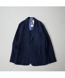blueblue 総柄ジャケット インディゴ BLUE BLUE JAPAN（ブルーブルージャパン）の「BLUE BLUE JAPAN