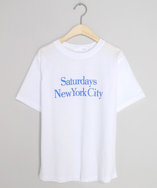 DHOLIC（ディーホリック）の「ショートスリーブレタリングTシャツ（Tシャツ/カットソー・レディース・その他/ホワイト・FREE）」の2枚目の写真