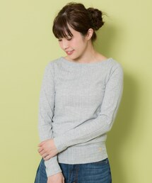 shop DADA | ★ｺｯﾄﾝ混★ﾎﾞｰﾄﾈｯｸｶｯﾄｿｰ（9S15-391205）(Tシャツ/カットソー)