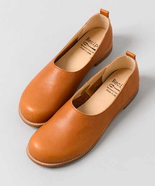 shop DADA(ショップダダ)の「★Recipe★日本製スリッポン(9S18-1913521)(スリッポン・レディース・ブラウン/イエロー・M/L)」の1枚目の写真