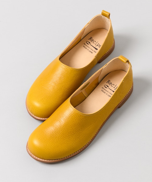 shop DADA(ショップダダ)の「★Recipe★日本製スリッポン(9S18-1913521)(スリッポン・レディース・ブラウン/イエロー・M/L)」の2枚目の写真