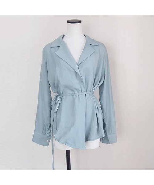 no brand（ノーブランド）の「ペールトーンサテンBL（シャツ/ブラウス・レディース・その他）」の14枚目の写真