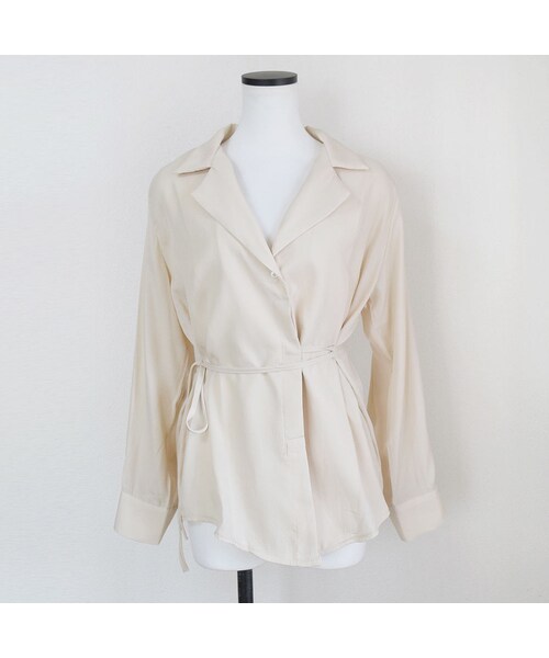 no brand（ノーブランド）の「ペールトーンサテンBL（シャツ/ブラウス・レディース・その他）」の9枚目の写真