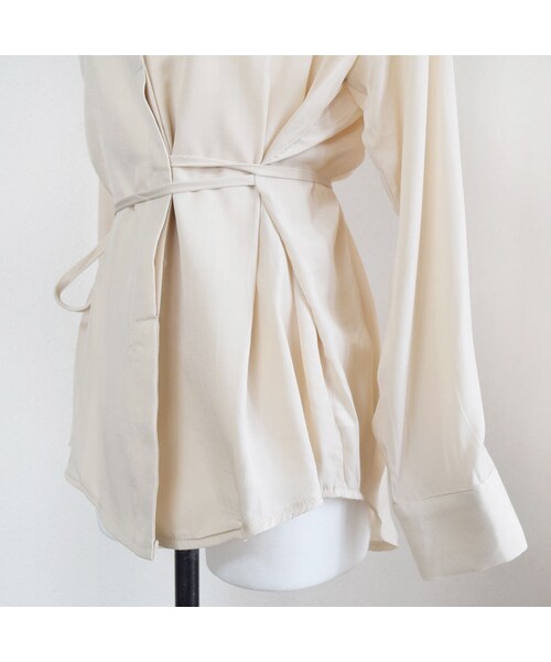 no brand（ノーブランド）の「ペールトーンサテンBL（シャツ/ブラウス・レディース・その他）」の11枚目の写真