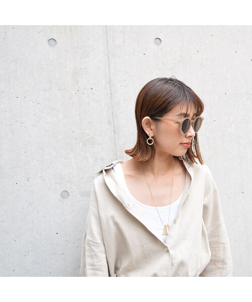 no brand（ノーブランド）の「[ RE-ARRIVAL ]Round Frame Sunglasses（サングラス・レディース・その他）」の2枚目の写真