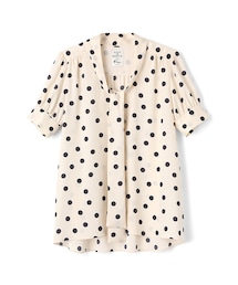 MAISON DE REEFUR | Dot Bow Tie Half Sleeve Blouse(その他)