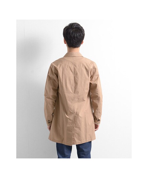 URBAN RESEARCH（アーバンリサーチ）の「ミドル丈ライトステンカラーコート（ジャケット/アウター・メンズ・CAMEL/NAVY/KHAKI・M/L）」の14枚目の写真