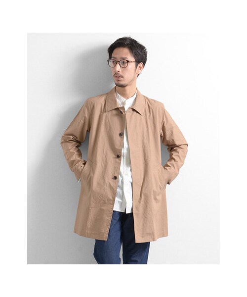 URBAN RESEARCH（アーバンリサーチ）の「ミドル丈ライトステンカラーコート（ジャケット/アウター・メンズ・CAMEL/NAVY/KHAKI・M/L）」の11枚目の写真
