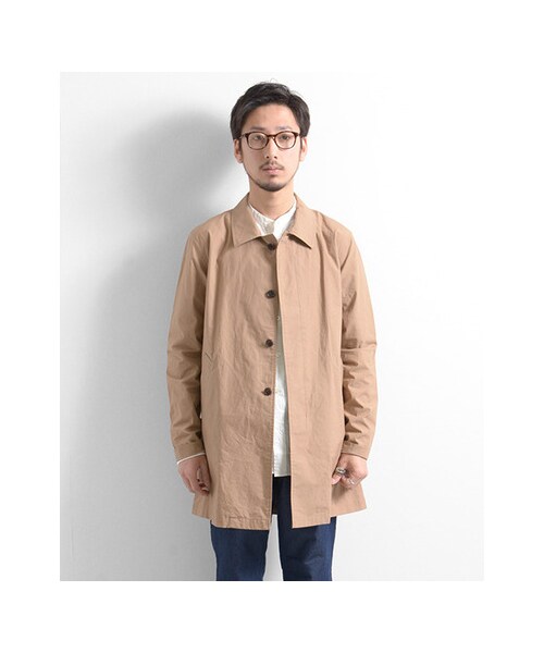 URBAN RESEARCH（アーバンリサーチ）の「ミドル丈ライトステンカラーコート（ジャケット/アウター・メンズ・CAMEL/NAVY/KHAKI・M/L）」の12枚目の写真