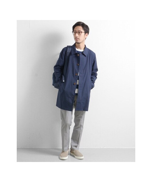 URBAN RESEARCH（アーバンリサーチ）の「ミドル丈ライトステンカラーコート（ジャケット/アウター・メンズ・CAMEL/NAVY/KHAKI・M/L）」の20枚目の写真