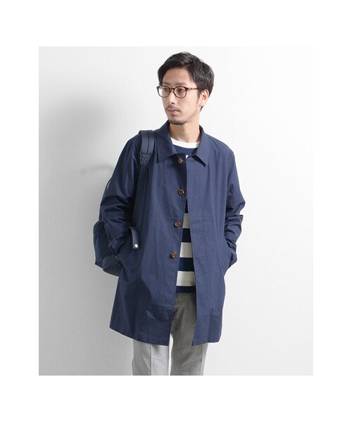 URBAN RESEARCH（アーバンリサーチ）の「ミドル丈ライトステンカラーコート（ジャケット/アウター・メンズ・CAMEL/NAVY/KHAKI・M/L）」の9枚目の写真