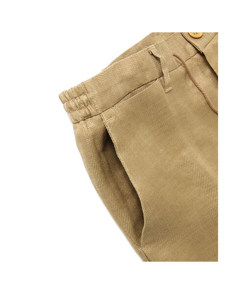 URBAN RESEARCH（アーバンリサーチ）の「フランダースリネンドビーイージーパンツ（パンツ・メンズ・BEIGE/NAVY・M/L）」の16枚目の写真