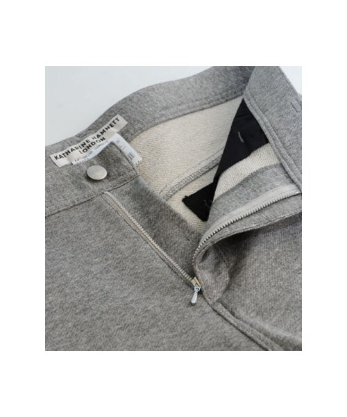 KATHARINE HAMNETT LONDON （キャサリンハムネットロンドン）の「SHINY BACK PILE（その他・メンズ・ブラック/ブルー/グレー・S/M/L/AL）」の6枚目の写真