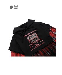 Bobon21 | ミニ丈スローガンパーカー-全2色-(パーカー)