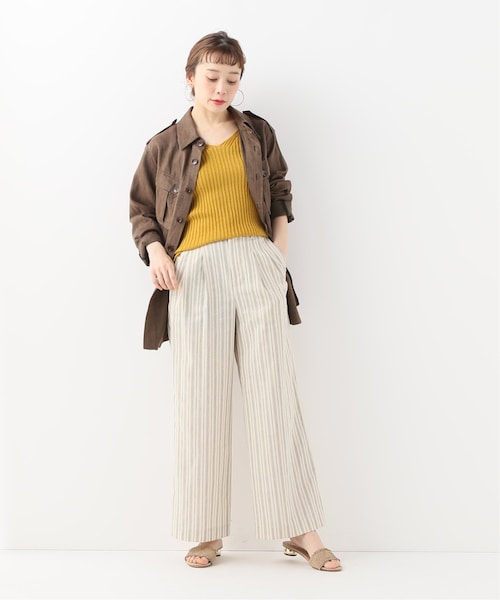 Spick & Span（スピックアンドスパン）の「ナチュラル（パンツ・ナチュラル/34/在庫あり/36/38/S34）」の3枚目の写真