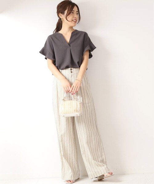 Spick & Span（スピックアンドスパン）の「ナチュラル（パンツ・ナチュラル/34/在庫あり/36/38/S34）」の17枚目の写真